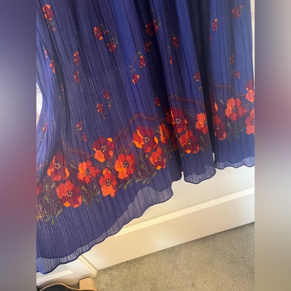 Vintage Hal Ferman Dress Beautiful Poppy Print - Picture 4 of 10